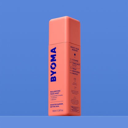 A BYOMA Balancing Face Mist bottle. 