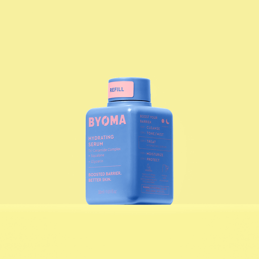 BYOMA Hydrating Serum refill bottle. 