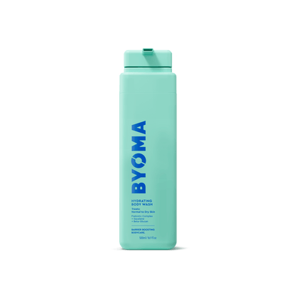 BYOMA HYDRATING BODY WASH against a white background.