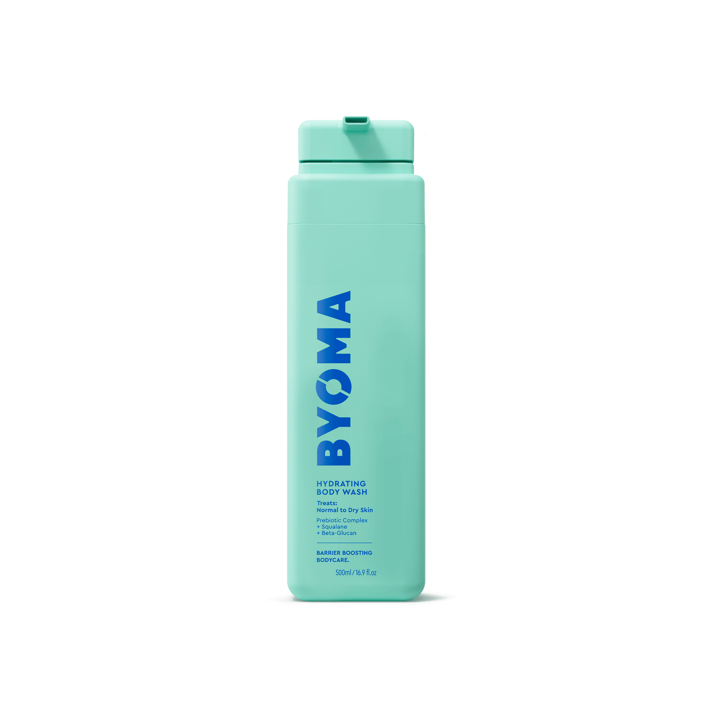 BYOMA HYDRATING BODY WASH against a white background.