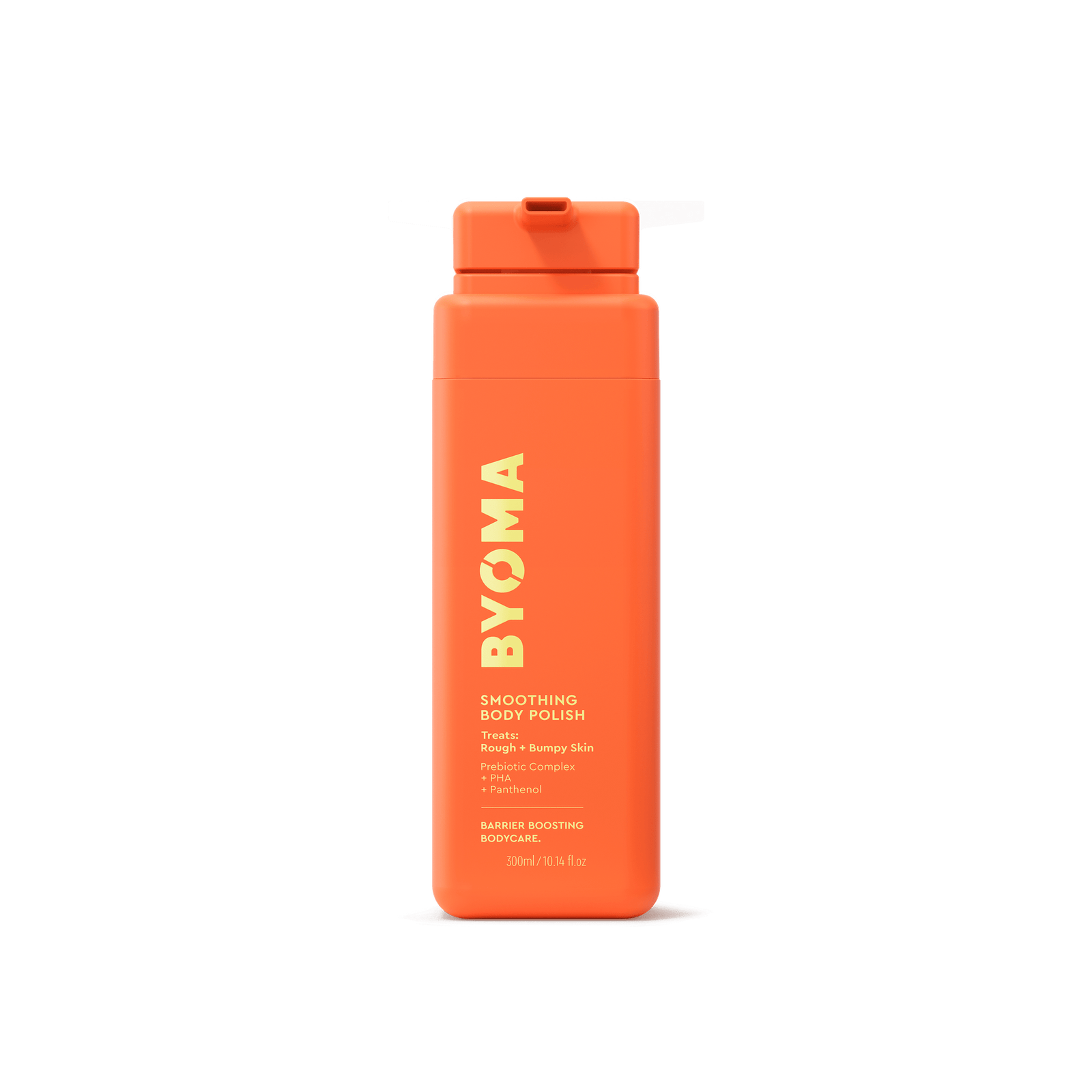 BYOMA SMOOTHING BODY POLISH against a white background.